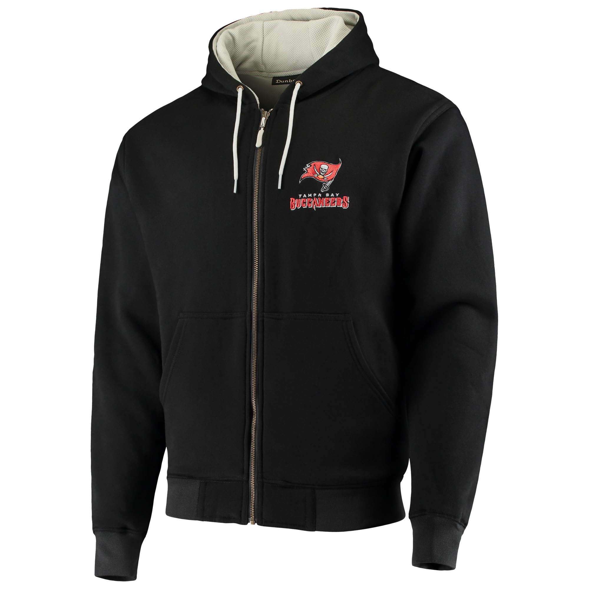 Dunbrooke Men's NFL Craftsman Thermal-Lined Full-Zip Hoodie Jacket - Officially Licensed NFL Team Apparel for Cold Weather & Game Day Outfits