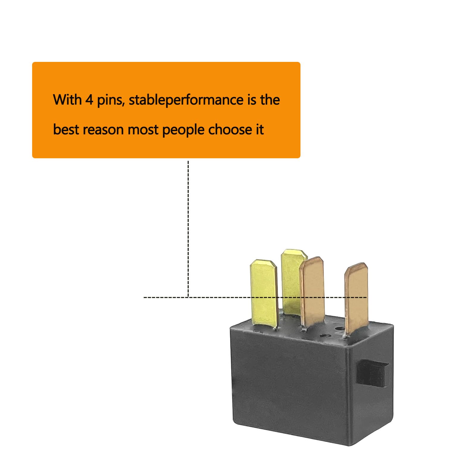 2 PCS 12V DC 4-Pin Car AC Relay - OEM 39794-SDA-A03 Replacement for Honda Accord, Odyssey, CRV, Civic - Automotive Power Accessories for Cooling System & Climate Control