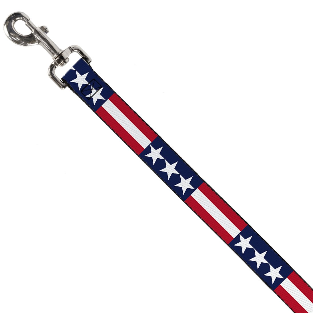 American Flag Dog Leash - 4 Feet Long, 1.5 Inch Wide Patriotic Pet Walking Lead for Small to Medium Dogs - Perfect for Daily Walks, Training & Outdoor Adventures