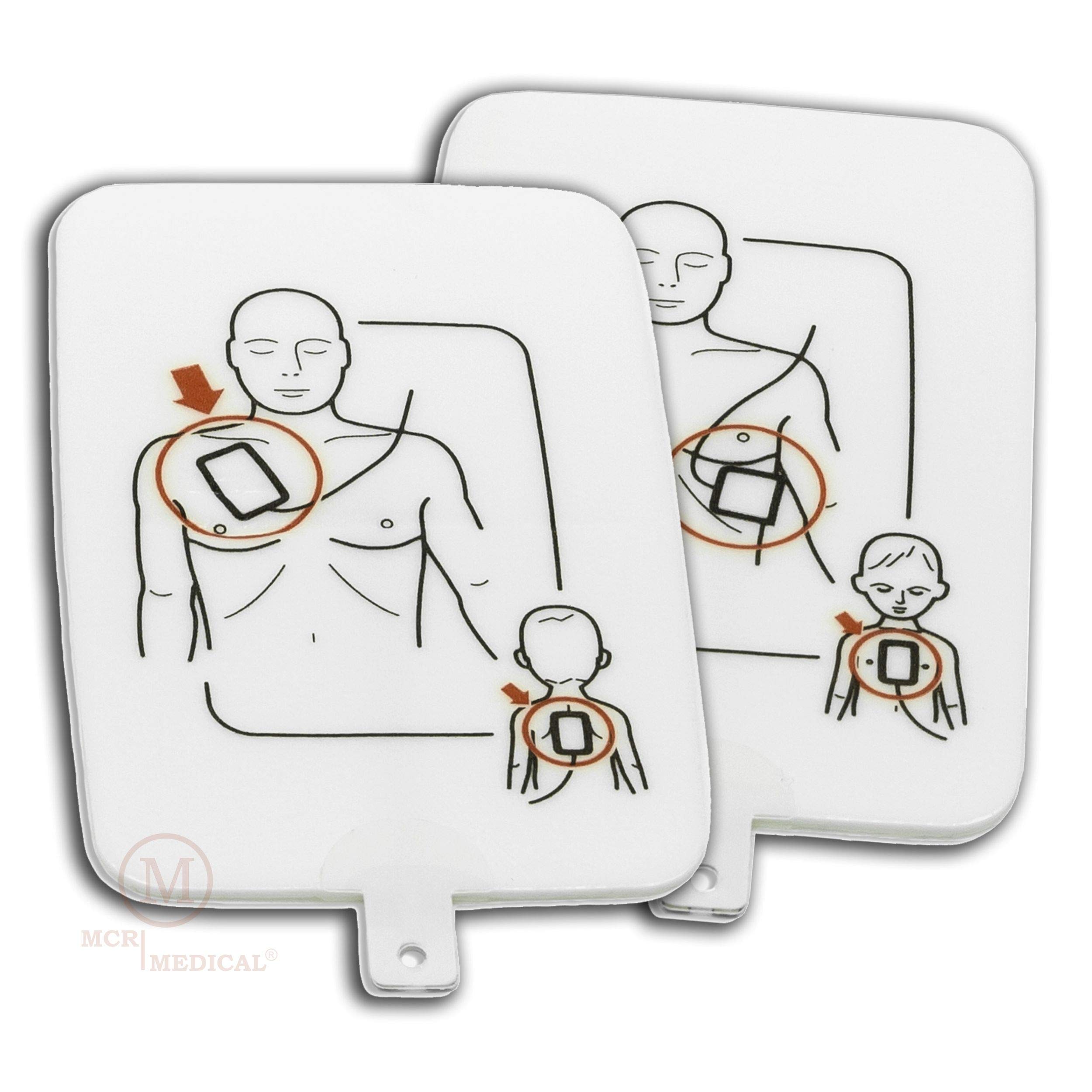 Prestan CPR Training Pads - 4 Sets Pack for Adult & Infant CPR Practice - Ideal for First Aid Classes, Emergency Training & Home Safety Kits