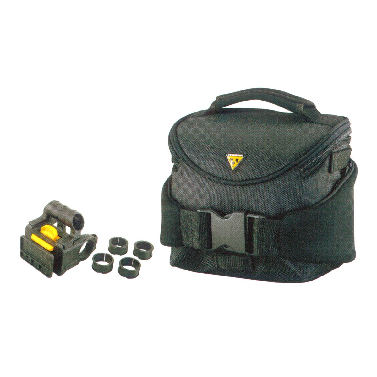 Topeak Compact Handlebar Bag - Black | Waterproof Cycling Storage | Perfect for Road Bikes, Commuting & Outdoor Adventures