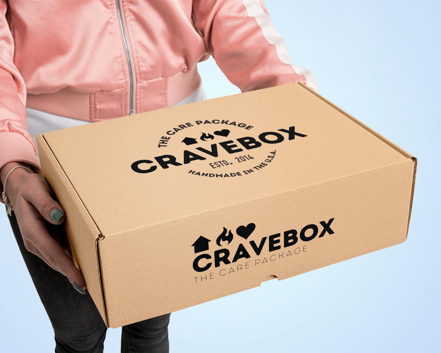**CraveBox 55-Count Snack Variety Pack – Easter Gift Basket for Adults & Kids, Office, College, Birthdays, Back to School | Perfect for Care Packages, Parties & Snacking**