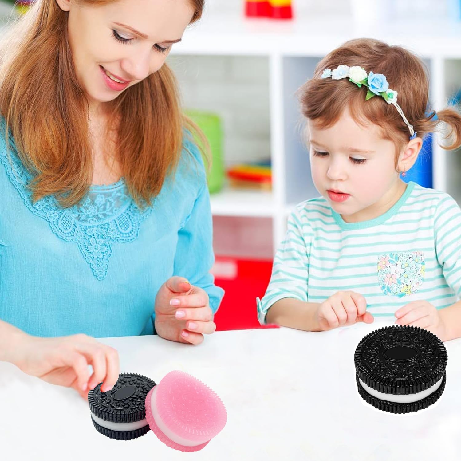 2 Pack Stress Relief Squishy Toys - Ultra Soft Silicone Taba Squeeze Toys for Anxiety & Stress Relief | Perfect for Office, School, Travel & Home Relaxation