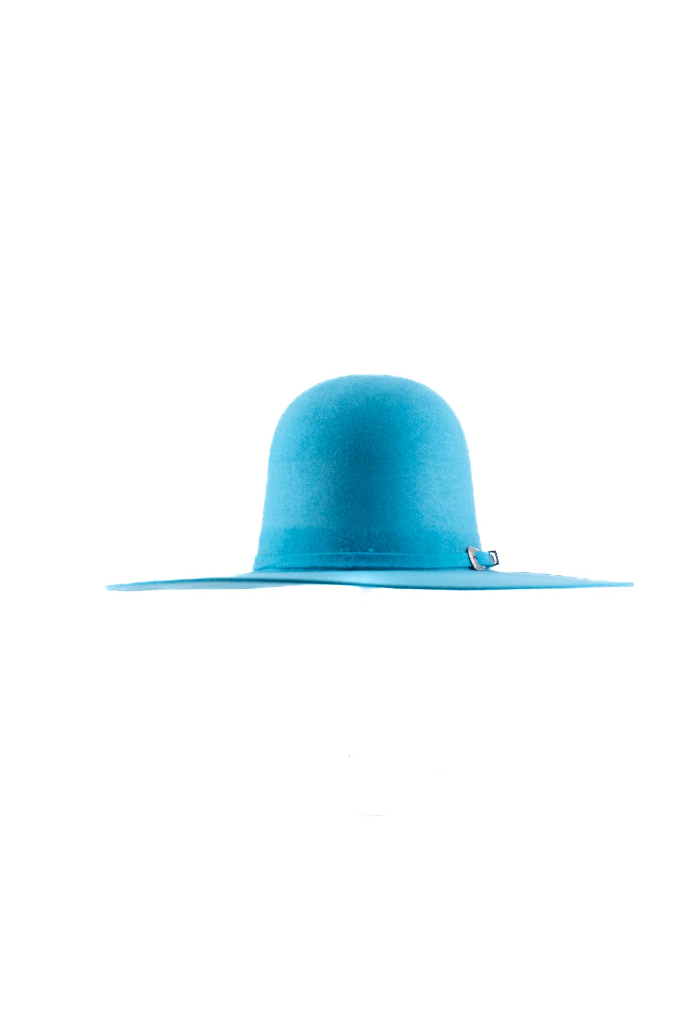 Rock'em 4X Neon Blue Open Crown Felt Cowboy Hat for Men - Western Rodeo Party, Country Music Festival & Outdoor Events