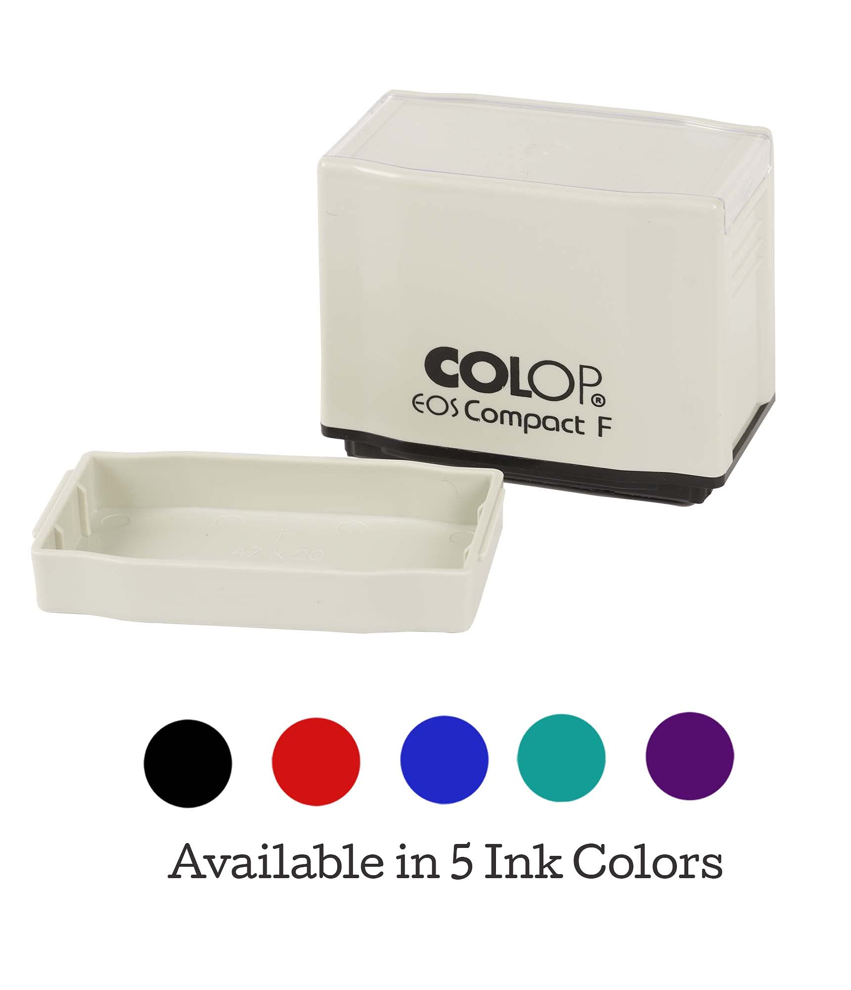 Printtoo Q.C Passed Self Inking Rubber Stamp - Pre-Inked Office Stamp for Home & Business (47x20mm, Green) | Perfect for Document Signing, Paperwork & Business Stationery