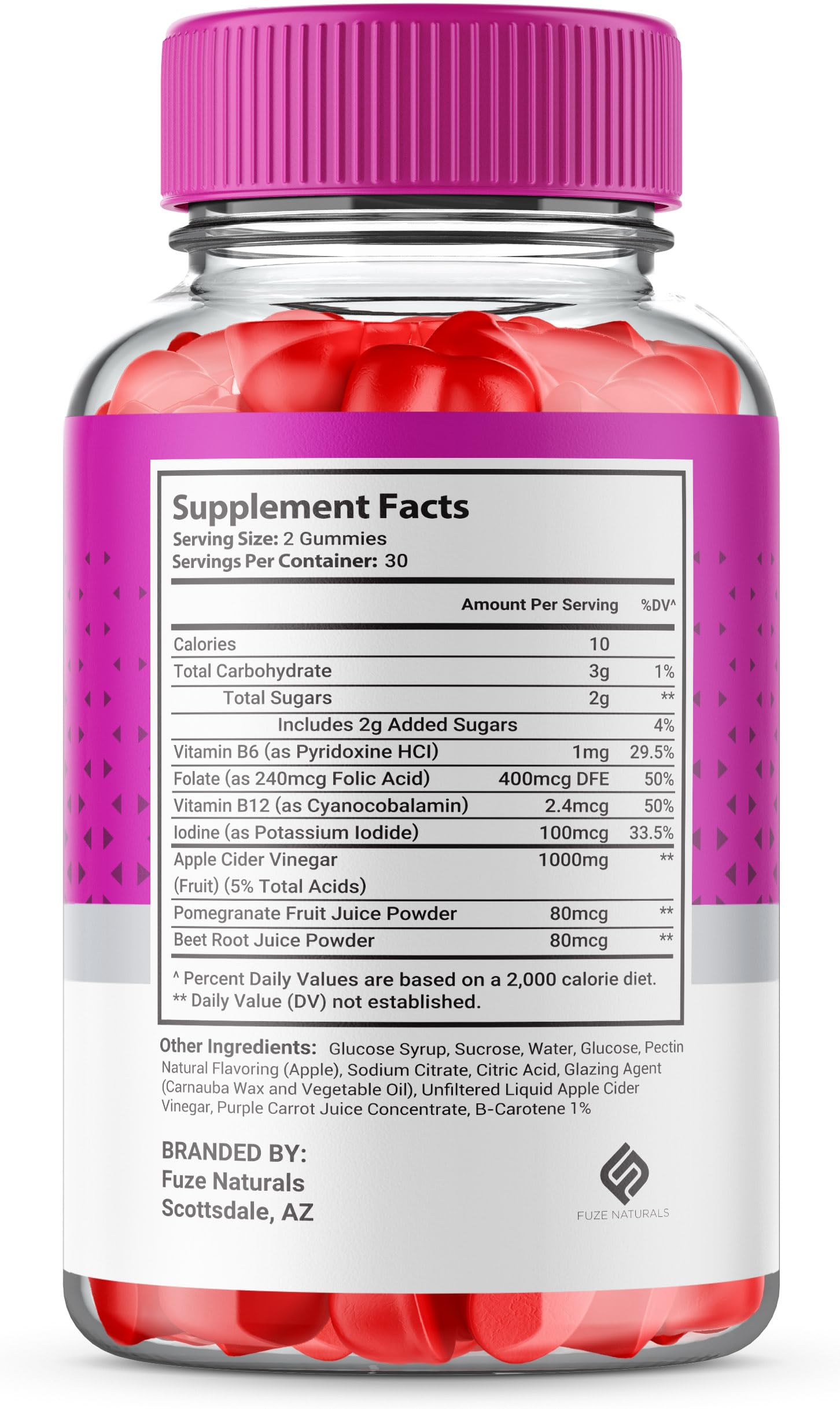 VitazenLabs Keto ACV Gummies (3 Pack) - 1000mg Apple Cider Vinegar Supplement for Weight Loss & Energy - Vegan, Sugar-Free Ketogenic Diet Support for Women & Men - 180 Gummies - Perfect for On-the-Go Healthy Snacking & Post-Workout Recovery