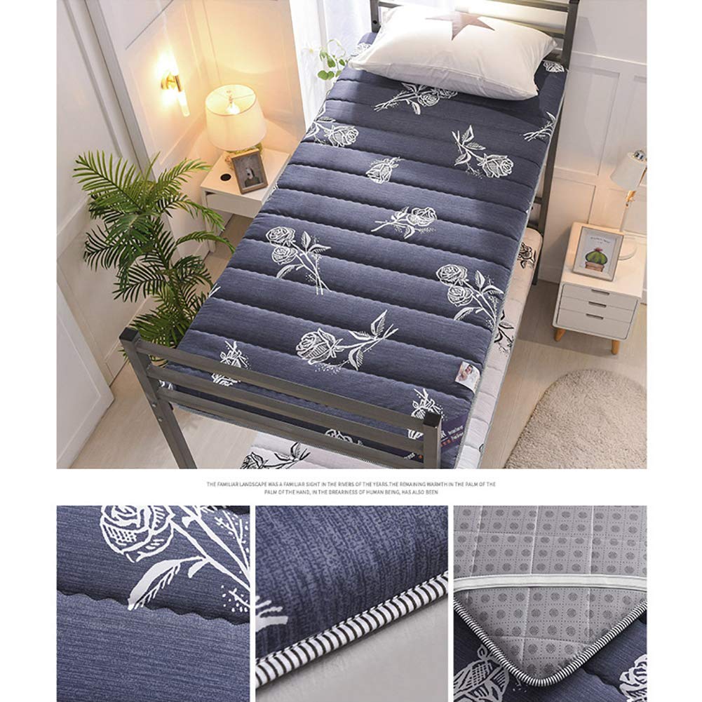 WJXBoos Foldable Non-Slip Mattress - 3 Inch Thick Breathable Tatami Floor Mattress, Soft Skin-Friendly Futon Sleeping Pad for Adults & Kids - Perfect for Guest Beds, Camping, Dorm Rooms & Home Use