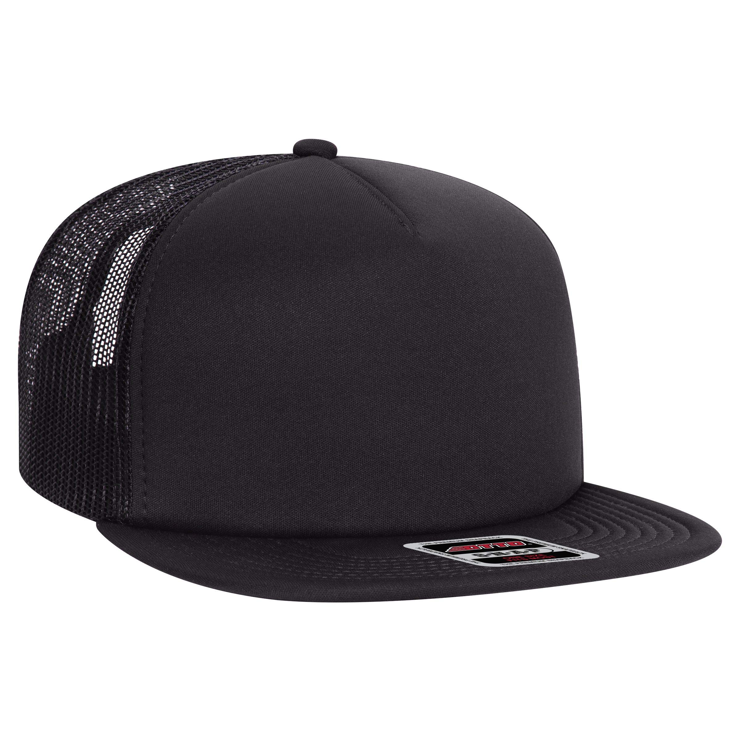 OTTO Wholesale 12-Pack 5-Panel Mid Profile Mesh Back Trucker Snapback Hats - Bulk Baseball Caps for Men & Women - Perfect for Sports, Outdoor Activities & Promotional Events