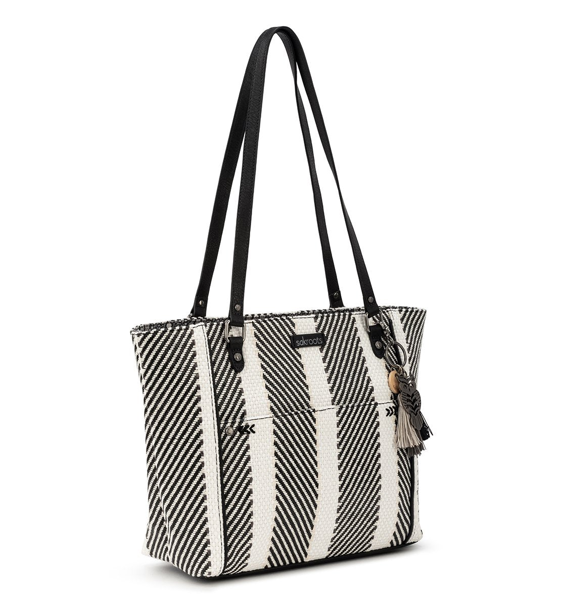 Stylish Metro Tote Bag for Women - Large Durable Canvas Shopping Tote with Long Handles - Perfect for Grocery Shopping, Beach Trips, Work & Travel