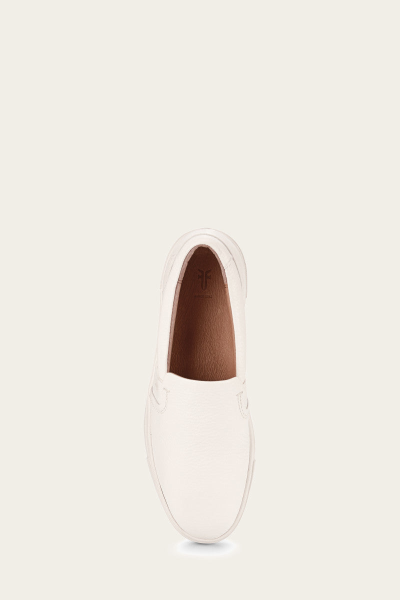 Women's Ivy Slip On White Casual Shoes - Comfortable Loafers for Walking, Work & Everyday Wear | Breathable & Lightweight for Spring & Summer Outfits