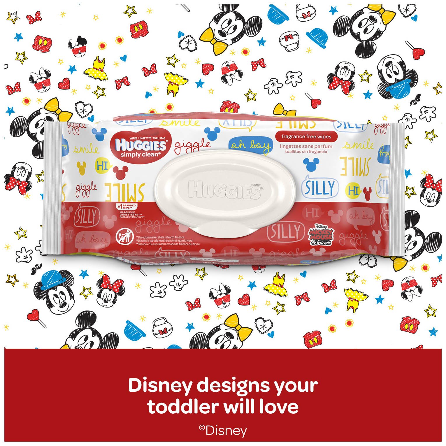HUGGIES Simply Clean Unscented Baby Wipes - 72 Count (Pack of 8) | Hypoallergenic & Gentle for Newborns | Perfect for Diaper Changes, On-the-Go Cleaning & Sensitive Skin Care