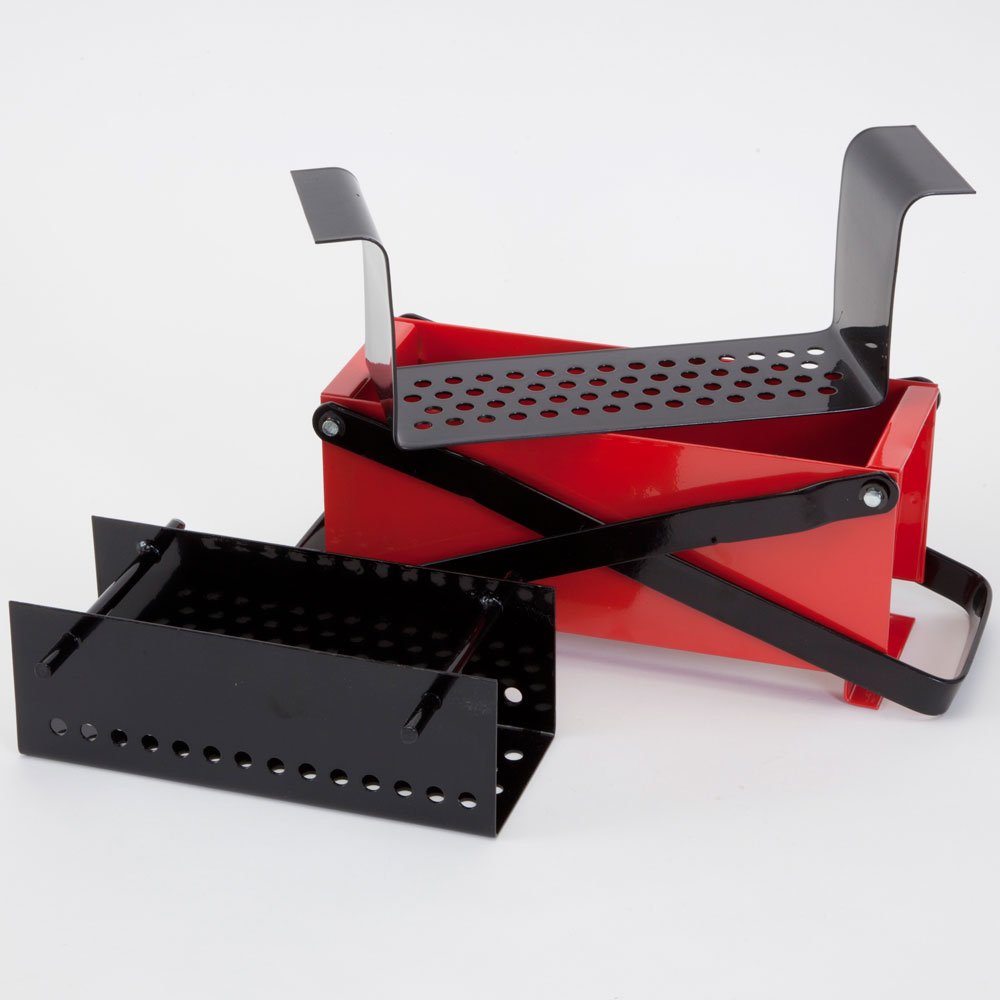Bits and Pieces Heavy Duty Steel Newspaper Briquette Maker - Paper Log Brick Press for Eco-Friendly Fire Starters, Camping & Fireplace Use