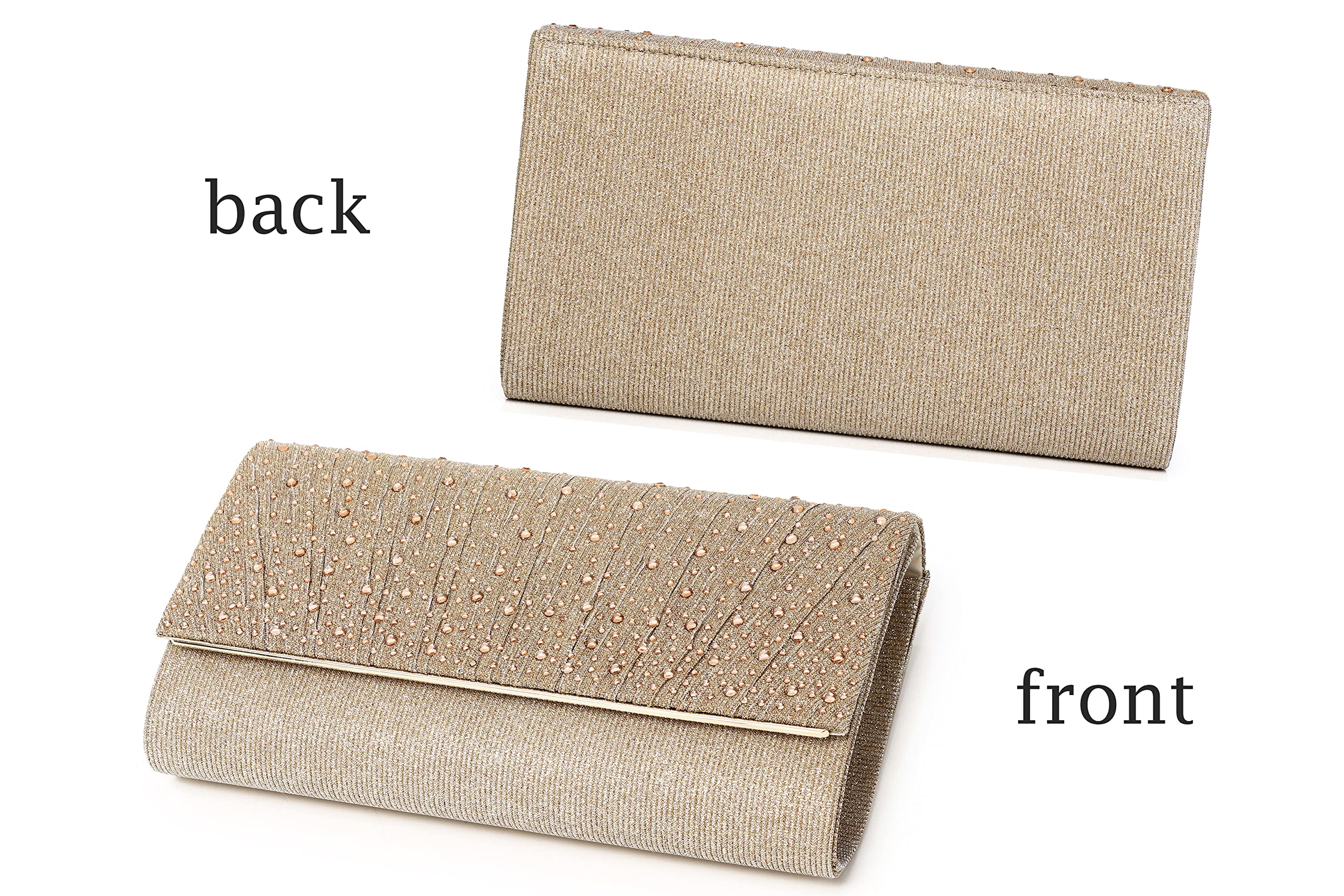 Sparkling Rhinestone Clutch Purse for Women - Elegant Evening Bag for Wedding, Prom, Party | Perfect Christmas Gift & Special Occasion Accessory | Great for Date Nights, Galas, and Formal Events