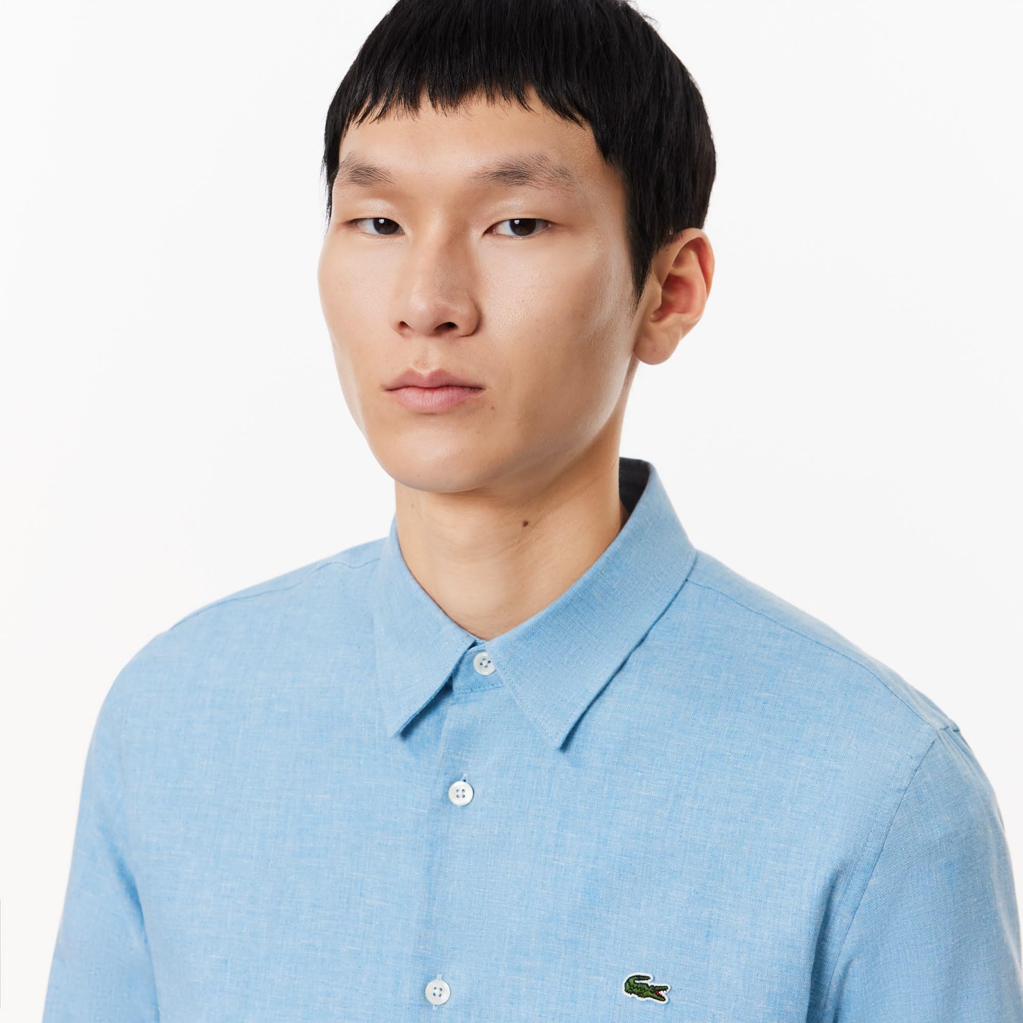 Lacoste Men's Classic Woven Shirt | Slim Fit Casual Button Down Shirt for Men | Perfect for Office, Business, and Weekend Outings