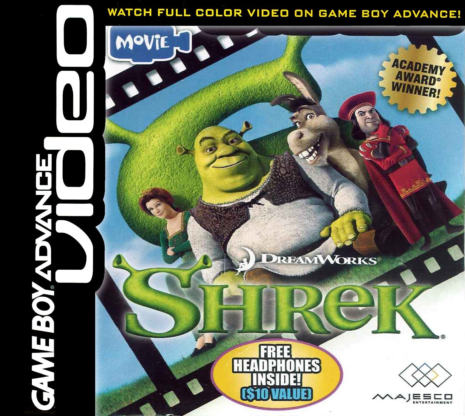Used Shrek GBA Video Game Cartridge - Classic Game Boy Advance Shrek Movie Adventure for Kids & Collectors - Perfect for Retro Gaming & Gifts