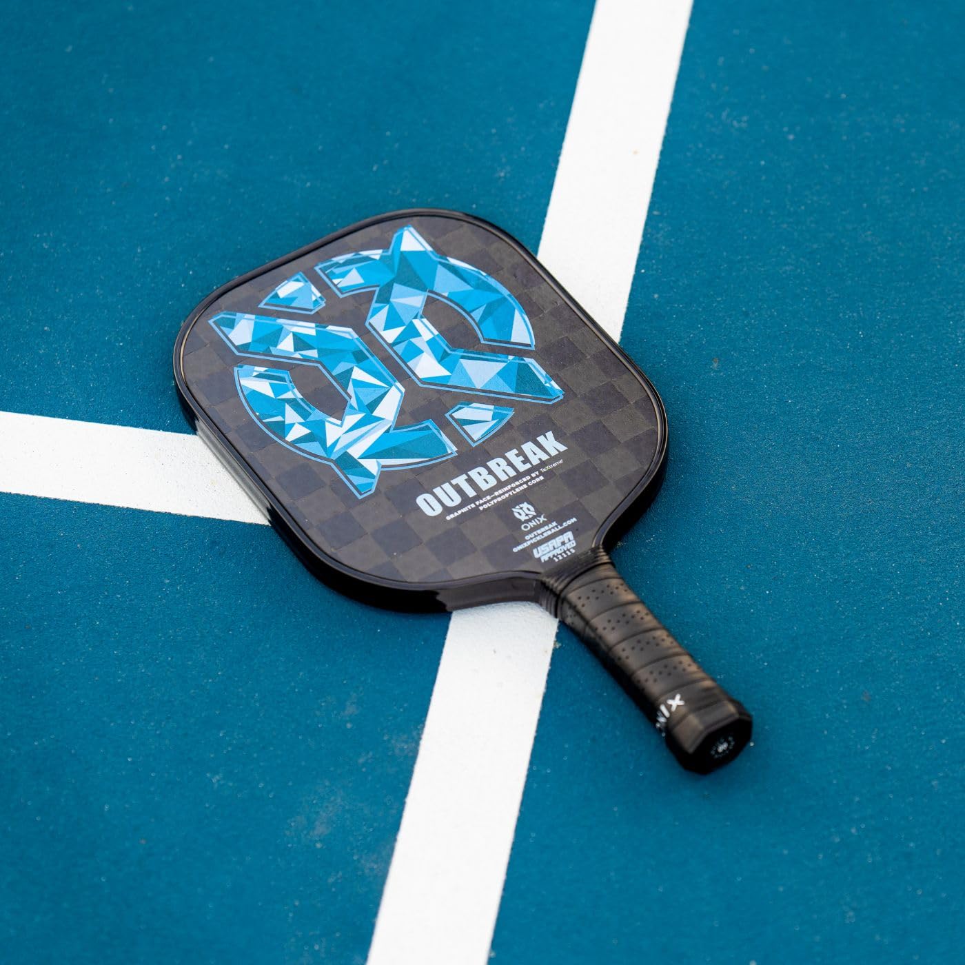 Premium ONIX Outbreak Pickleball Paddle - Woven Carbon Fiber Construction for Enhanced Touch, Control & Durability | Perfect for Competitive Play & Recreational Games