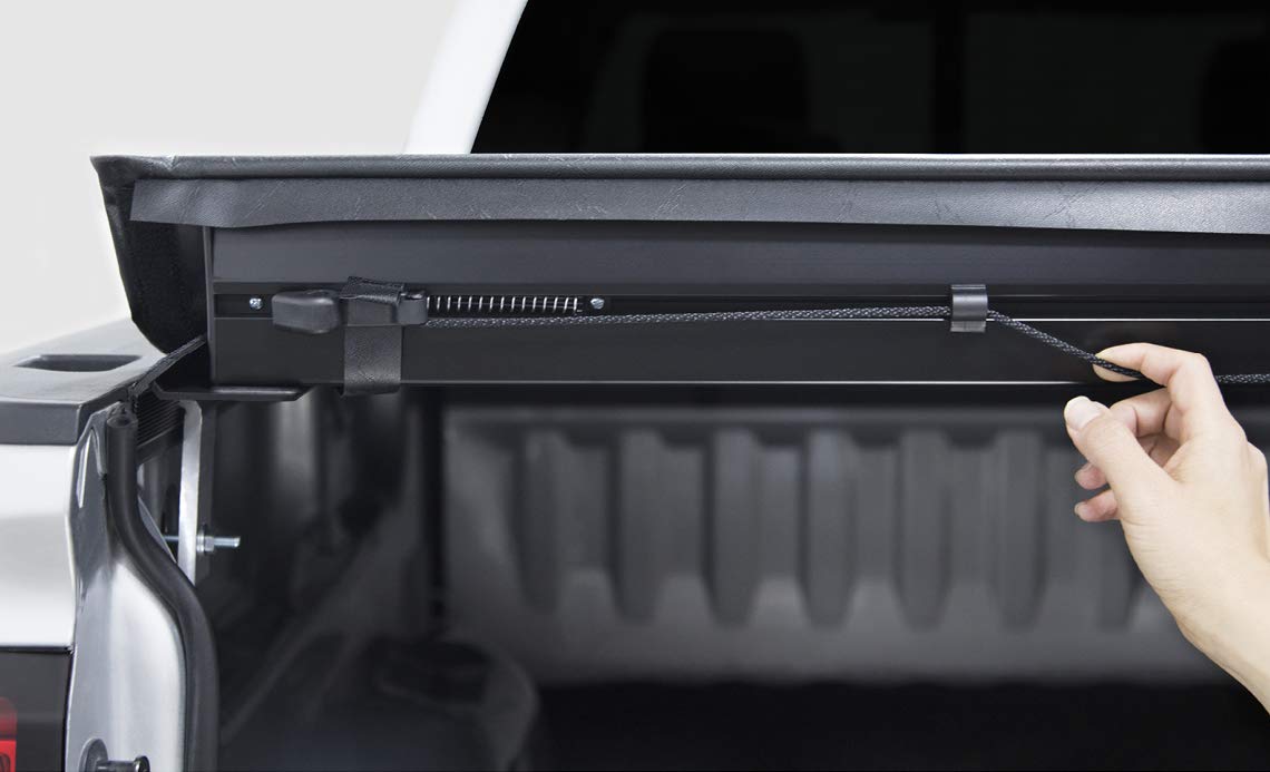 Access 61339 Toolbox Edition Roll-up Tonneau Cover for Pickup Trucks - Durable Waterproof Truck Bed Cover for Hauling & Outdoor Adventures