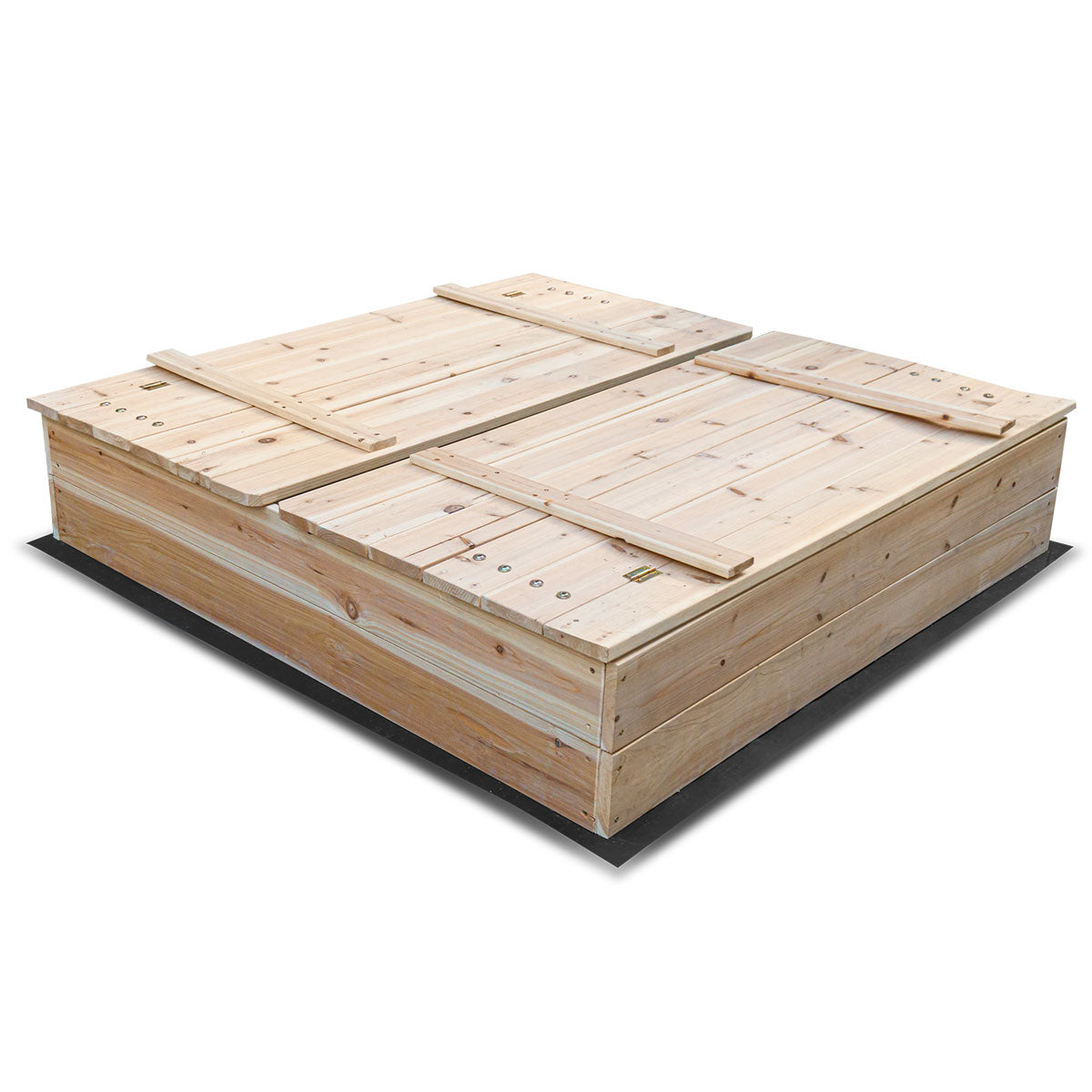 Strongbox XL Square Sandbox for Kids - Durable Outdoor Sandpit for Playground, Backyard & Beach - Perfect for Sand Play & Sensory Activities