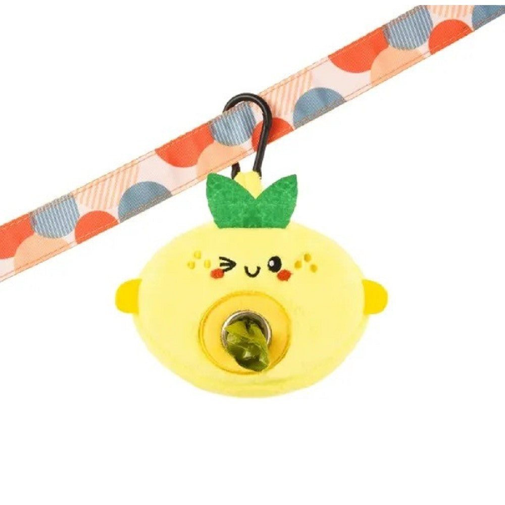 Eco-Friendly Lemon-Shaped Dog Poop Bag Dispenser - Portable & Durable for Walking, Hiking, and Outdoor Pet Cleanup