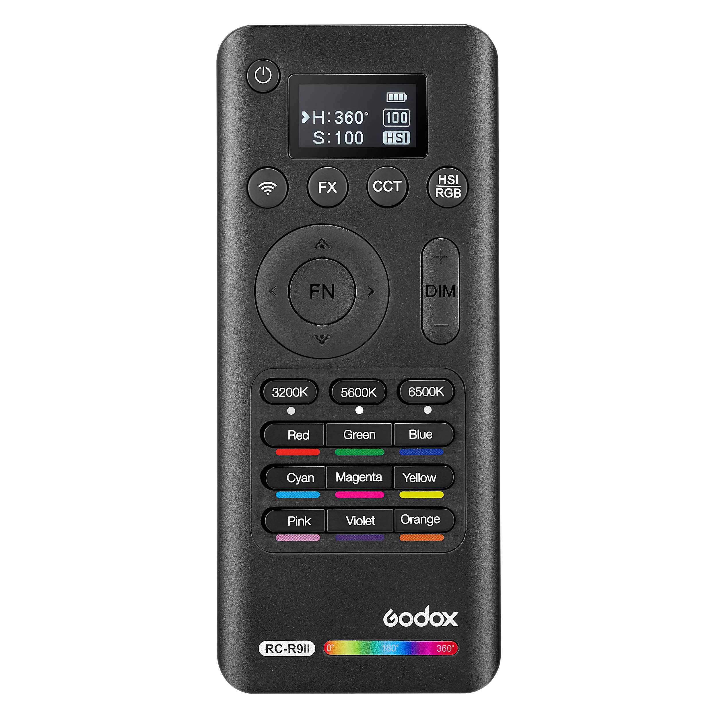 Godox R9II 2.4GHz Wireless Remote Control for RGB LED Lights - Perfect for Photography, Video Lighting & Studio Setup