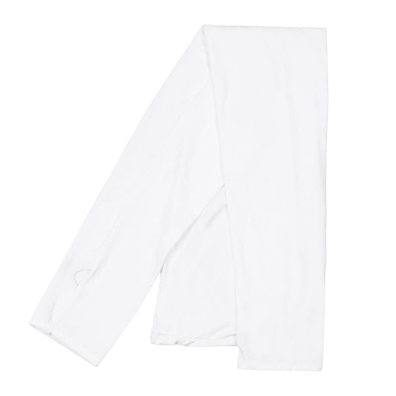Dressify® Women's UV Protection Ice Silk Arm Sleeves - Sunblock Cooling Sun Sleeves for Running, Cycling, Fishing & Outdoor Sports - White (Perfect for Summer Activities & Sun Protection)