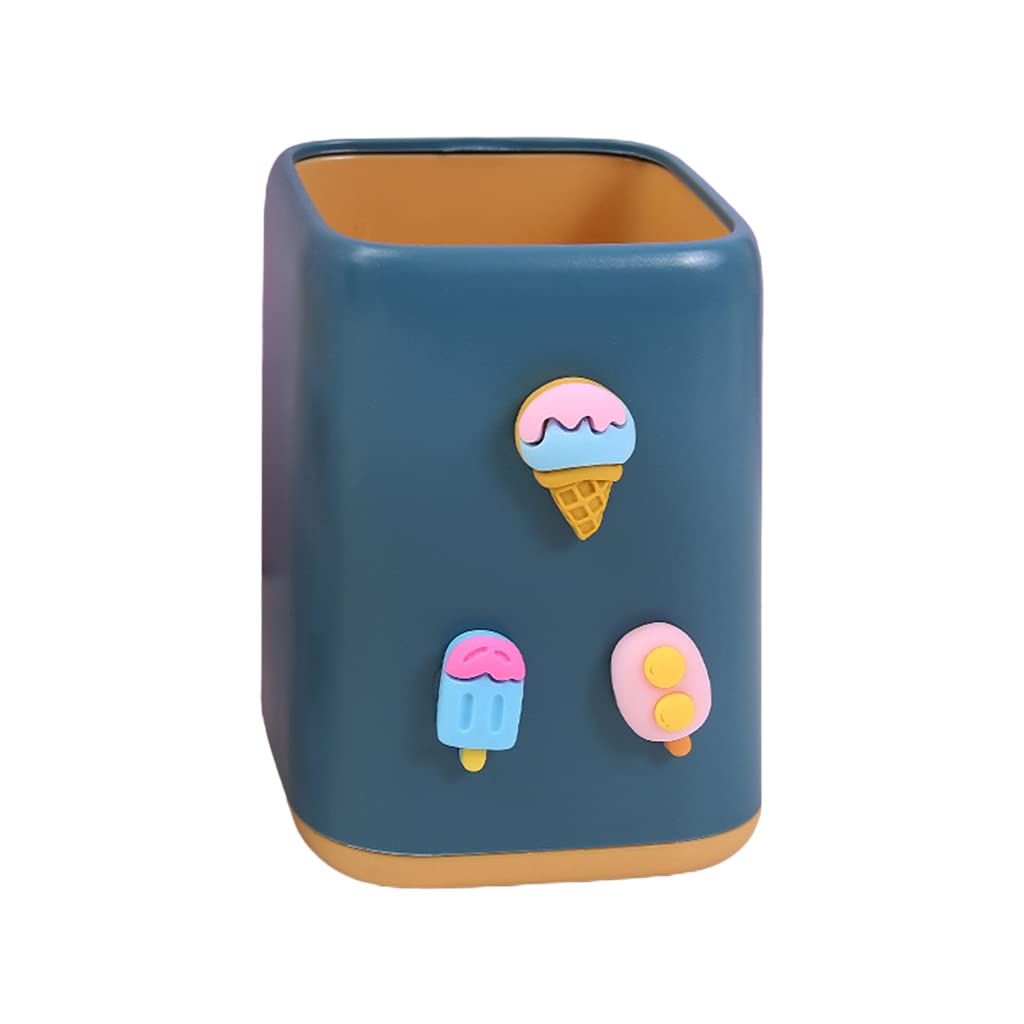 BAXIXINGYUNMU Pen Holder - Stylish Desktop Organizer with Colorful Design, Large Capacity for Students & Office Supplies | Perfect for School, Home & Office Workspace Organization