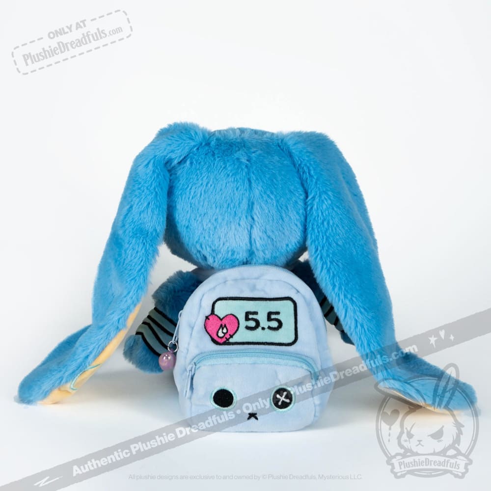 Plushie Dreadfuls Diabetes Warrior Bunny - Soft Stuffed Animal Toy for Kids & Adults | Comfort Gift for Diabetes Awareness & Support