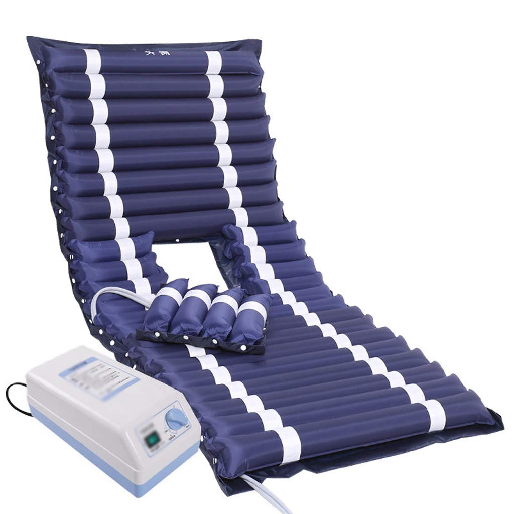Alternating Pressure Air Mattress for Bed Sores Prevention - Single Wave Roll Over Inflatable Cushion | Hospital & Home Care for Elderly & Patients with Limited Mobility