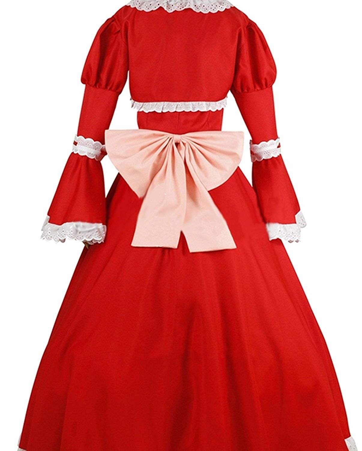 LYLAS Women's Halloween Anime Red Dress - Sexy Cosplay Costume for Party, Convention & Anime Events - Perfect for Halloween, Cosplay Parties & Themed Gatherings