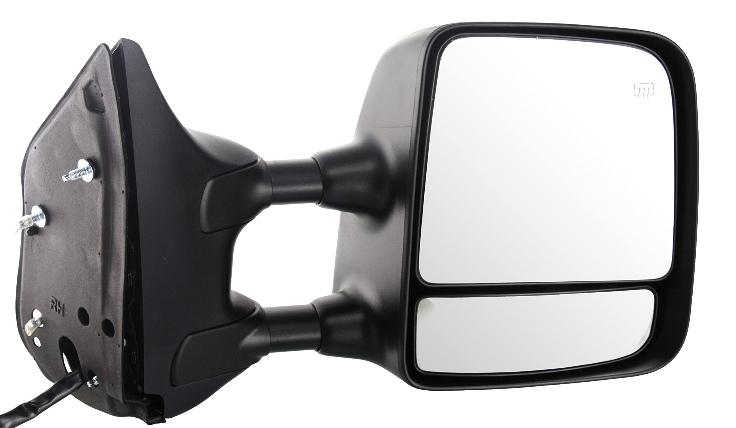 2004-2015 Nissan Titan Passenger Side Heated Power Towing Mirror with Blind Spot Glass - Perfect for Towing, Parking & Enhanced Safety