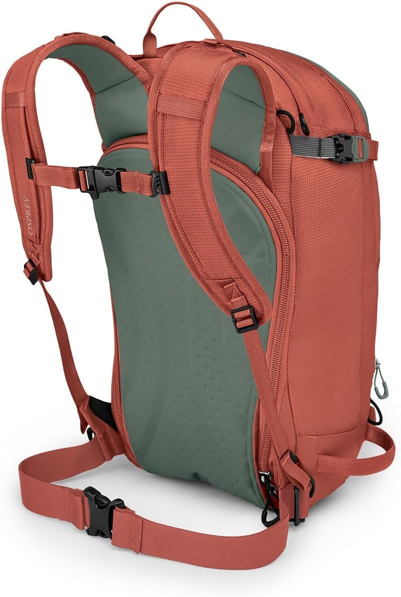 Osprey Sopris 20L Ski and Snowboard Backpack - Waterproof Hiking Daypack for Men & Women, Emberglow Orange - Perfect for Skiing, Snowboarding & Outdoor Adventures
