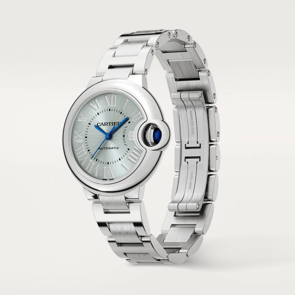 Cartier Ballon Bleu 33mm Stainless Steel Women's Watch - Luxury Timepiece for Business, Parties & Special Occasions