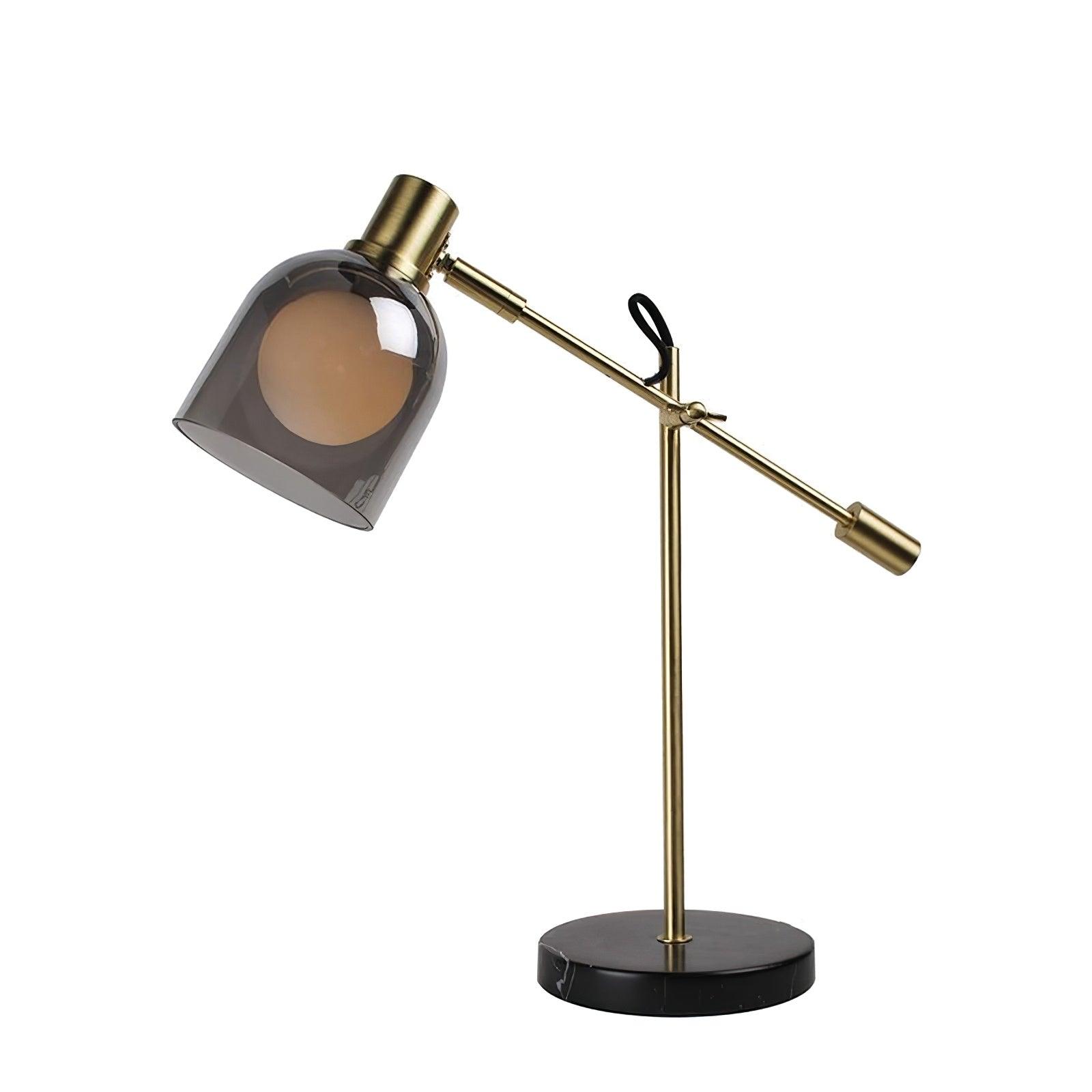 Modern Nyos Table Lamp - Adjustable LED Desk Light for Home Office, Bedroom & Study - Stylish Nightstand Lamp with Warm White Light for Reading & Relaxation