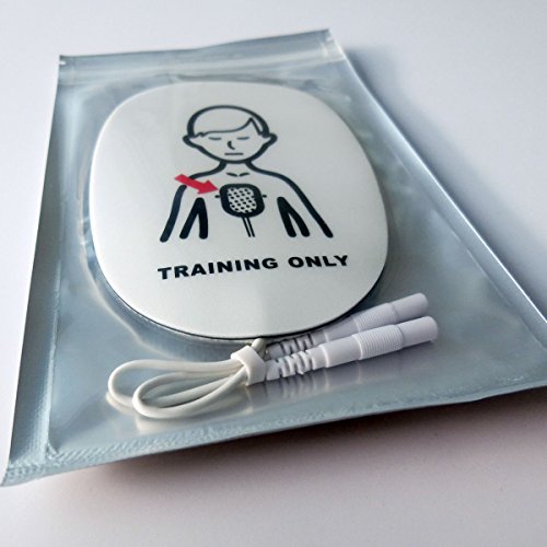 AED Practi-Trainer Replacement Child/Adult Training Pads - 1 Pair for CPR & First Aid Training | Perfect for Schools, Hospitals & Emergency Preparedness Kits