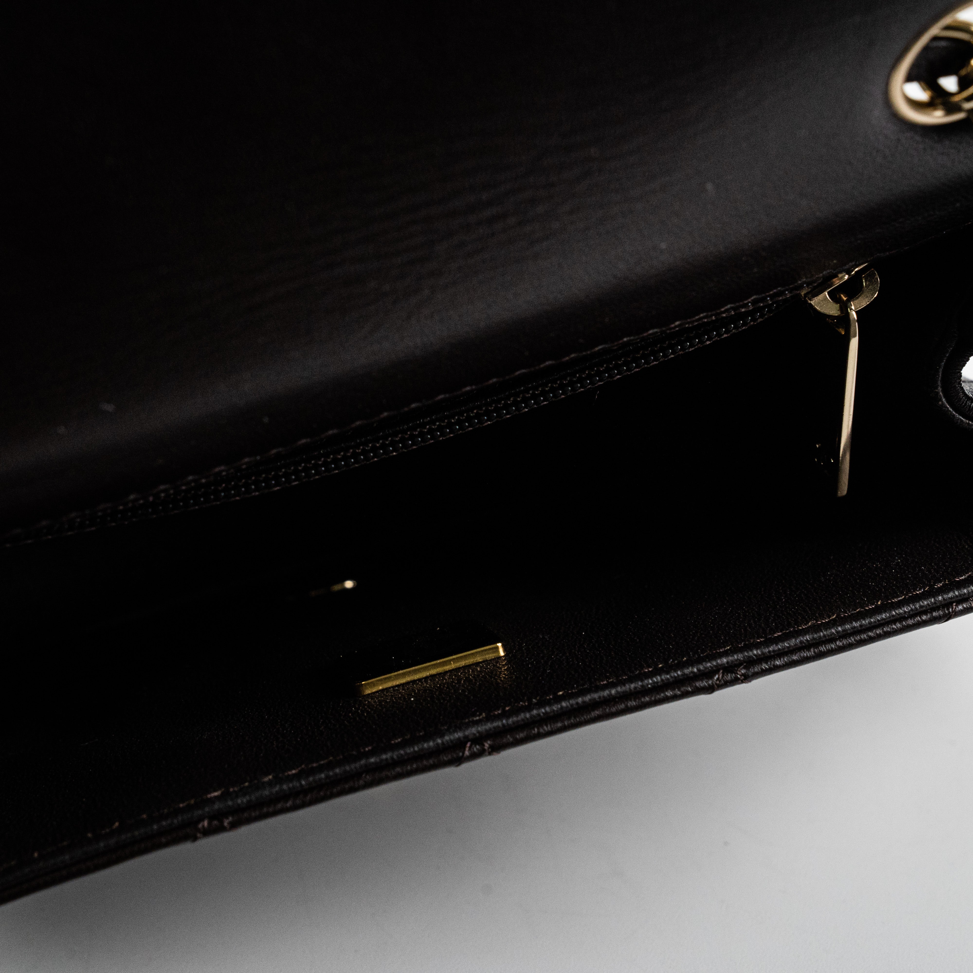 Chanel Square Mini Lambskin Dark Brown Crossbody Bag with Microchip - Luxury Small Shoulder Purse for Women, Perfect for Evening Parties & Date Nights