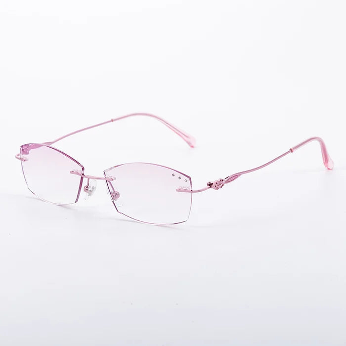 Women's Fashion Diamond Frame HD Anti Blue Light Reading Glasses - Stylish & Comfortable for Computer Work, Reading & Screen Use