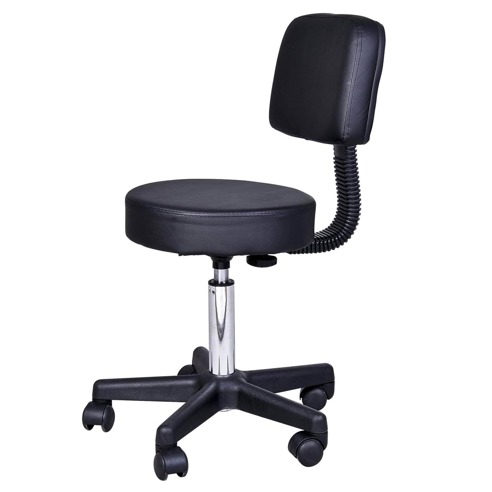 Adjustable Salon Massage Stool with Swivel & Wheels - 2 Color Options for Therapists & Spa Professionals | Perfect for Massage Therapy, Beauty Salons & Home Use