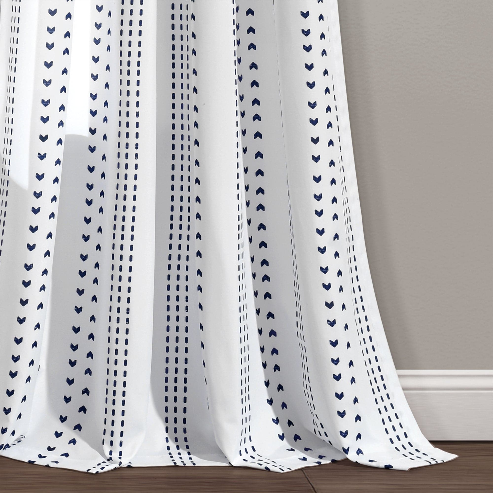 Stylish Hygge Stripe Window Curtain Panel Set - Blackout Thermal Insulated Drapes for Living Room & Bedroom - Perfect for Cozy Home Decor & Light Control