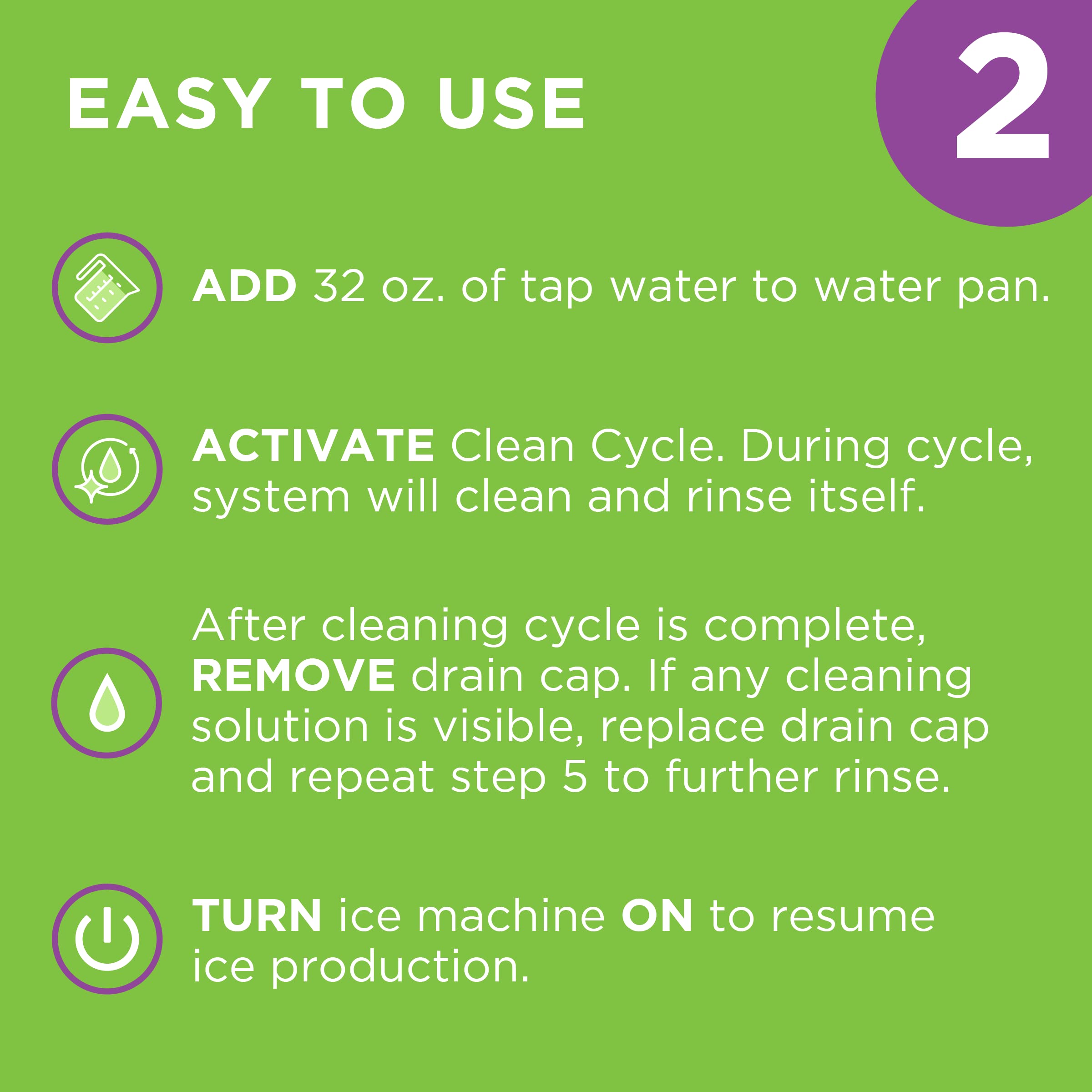 Affresh Ice Machine Cleaner - Removes Hard Water & Mineral Buildup for Better Tasting Ice | Compatible with Most Refrigerators & Ice Makers | Perfect for Home, Office & Commercial Use