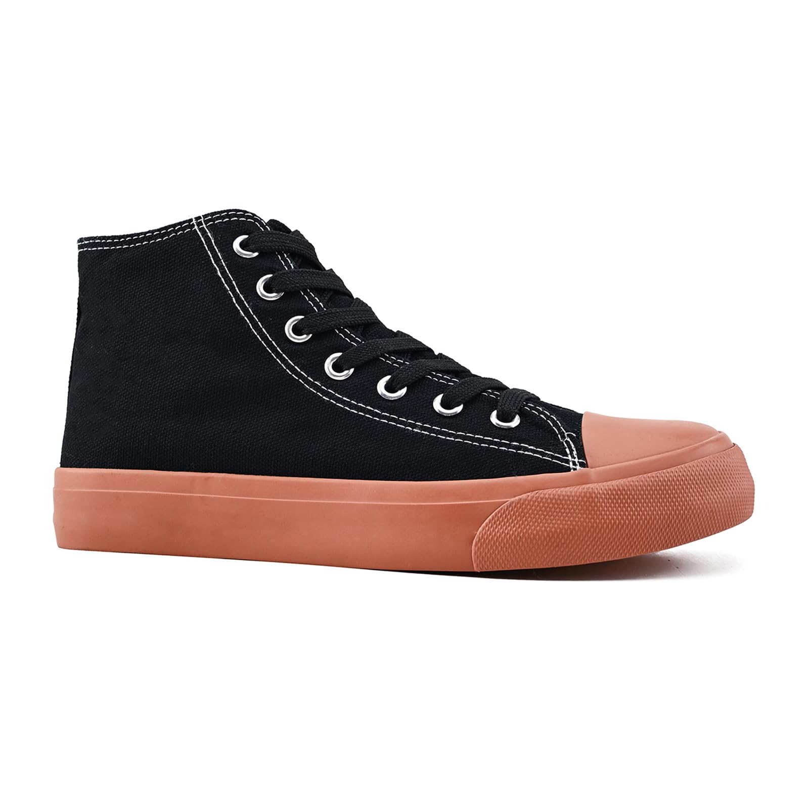 Sharllen Men's High Top Canvas Sneakers - Classic Casual Lace Up Shoes for Walking & Everyday Wear | Comfortable Fashion Sneakers for Men | Perfect for Street Style, Work & Weekend Outings