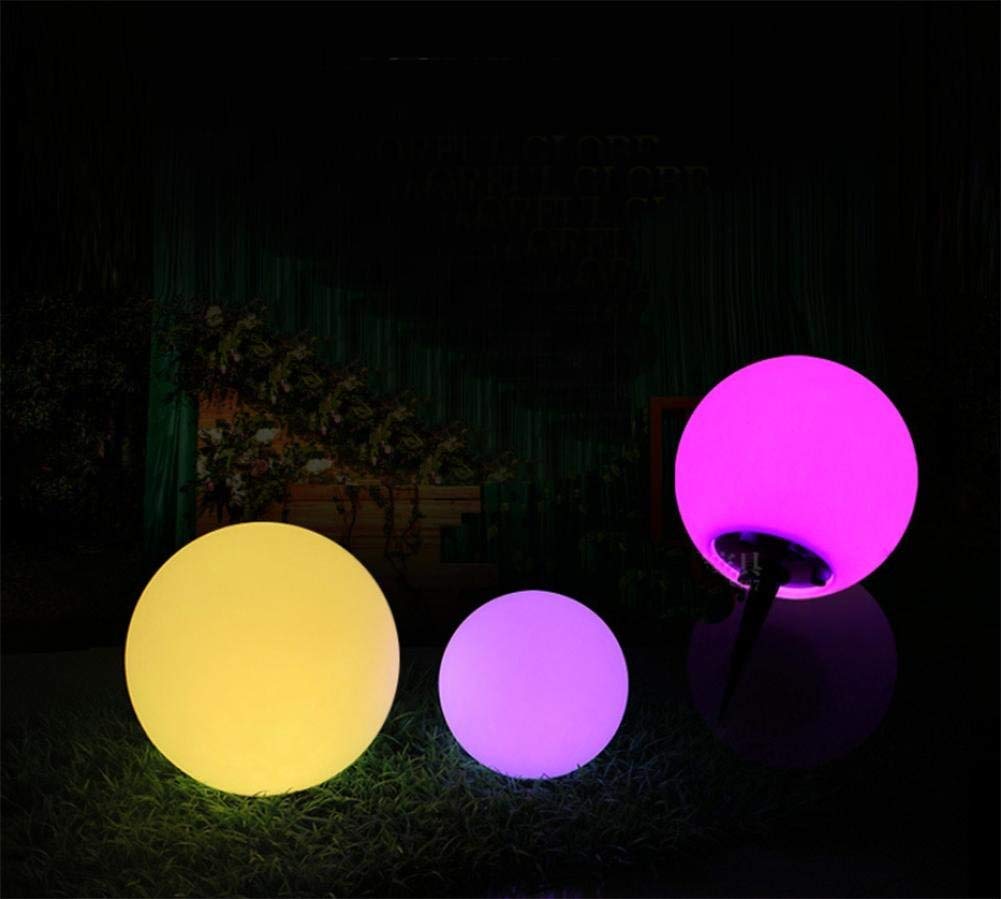 Starlight LED Solar Powered Outdoor Waterproof Ball Lights - 12cm Weatherproof Garden Lawn & Courtyard Decoration for Patio, Pathway, Backyard, Wedding & Party Lighting