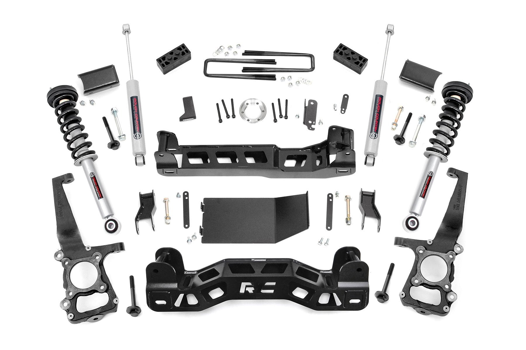 4 Inch Lift Kit for Ford F-150 4WD (2009-2010) | Heavy Duty N3 Struts | Part #59931 | Off-Road Suspension Upgrade for Enhanced Ground Clearance & Performance