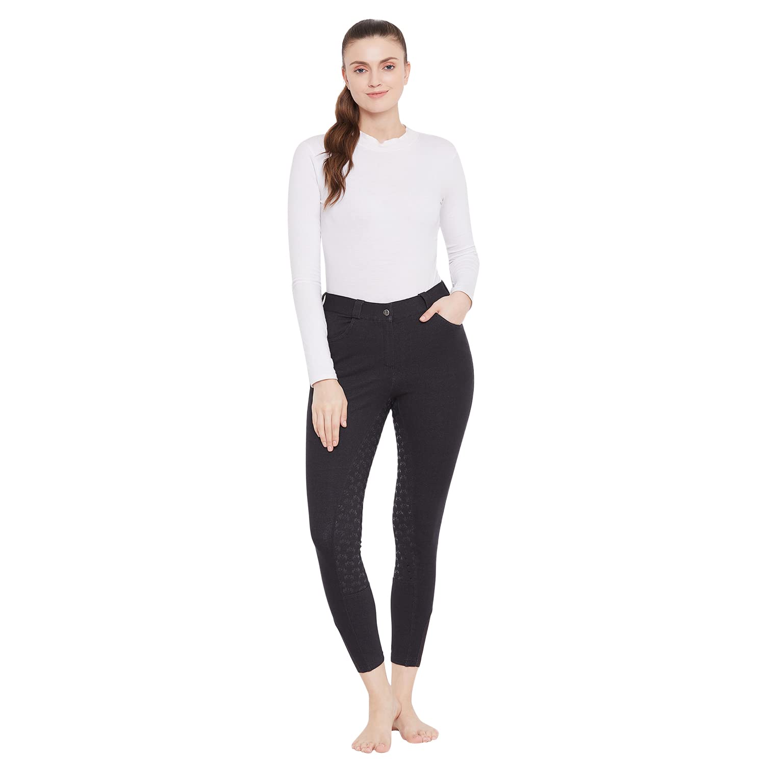 Equine Couture Heather Full Seat Breech - Premium Equestrian Riding Pants for Women | Comfortable & Durable Horseback Riding Breeches for Dressage, Jumping & Show Events