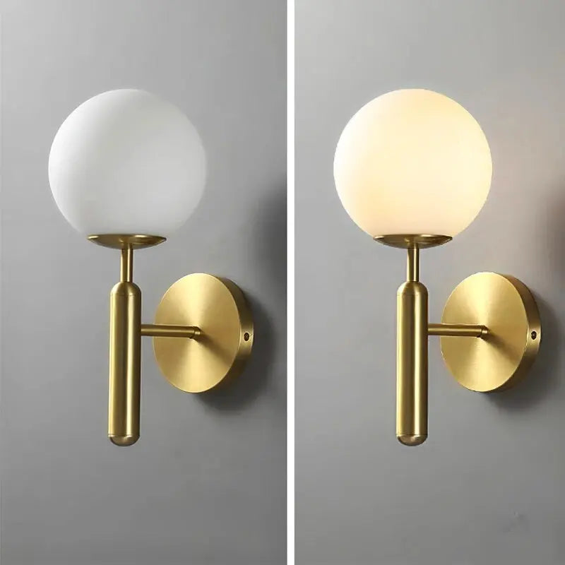 Juli Indoor Gloo Wall Light - Modern LED Wall Sconce for Bedroom, Living Room, and Hallway Decor - Energy Efficient Dimmable Lighting for Home & Office