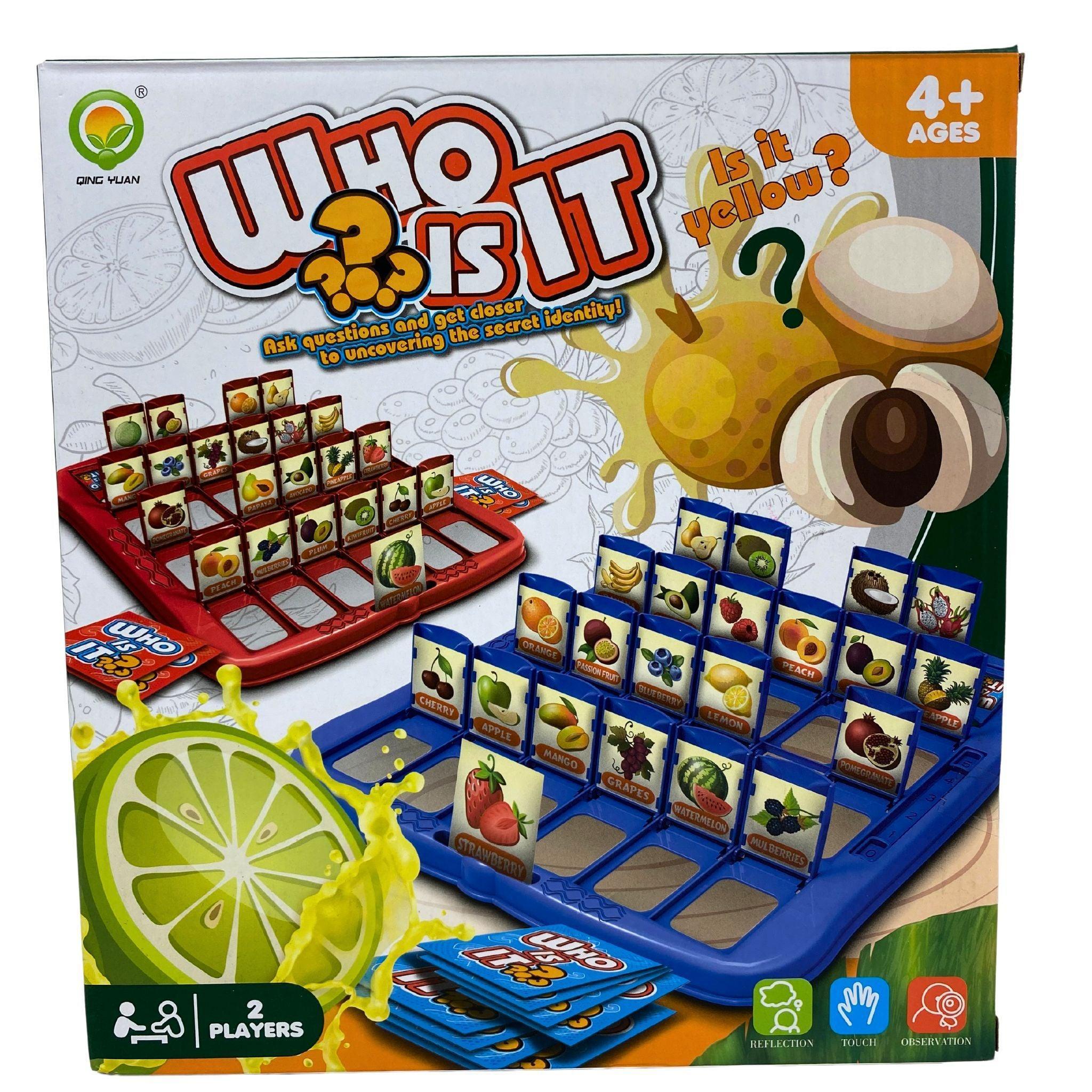 Who Is It? Mystery Guessing Game for Kids Ages 4+ - 23 Piece Set | Fun Family Board Game for Parties & Indoor Activities