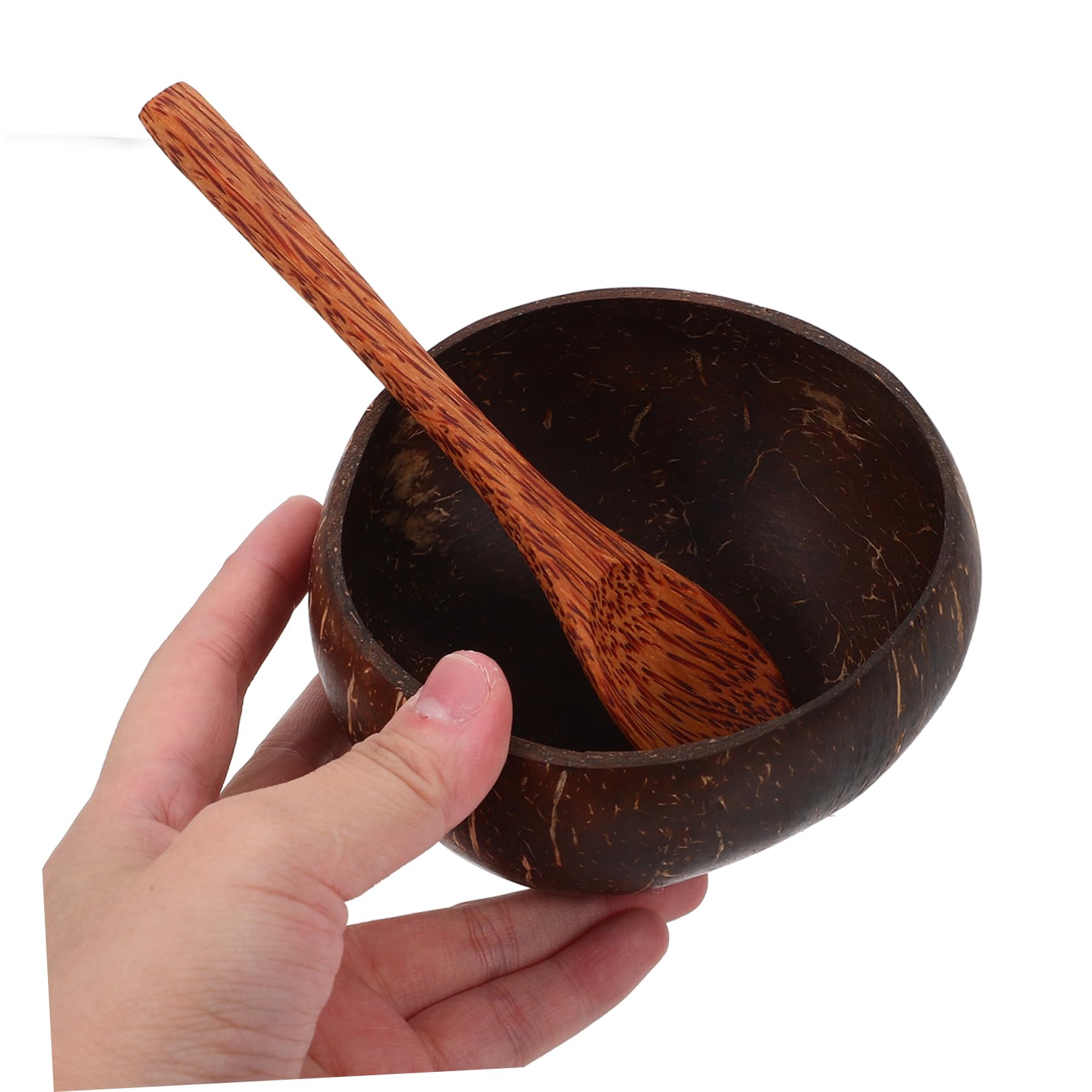 Organic Coconut Shell Mask Mixing Bowl & Spatula Set - Natural Beauty Tools for DIY Face Masks, Travel-Friendly Skincare Essentials (Perfect for Spa, Facial Treatments & On-the-Go Beauty Routine)
