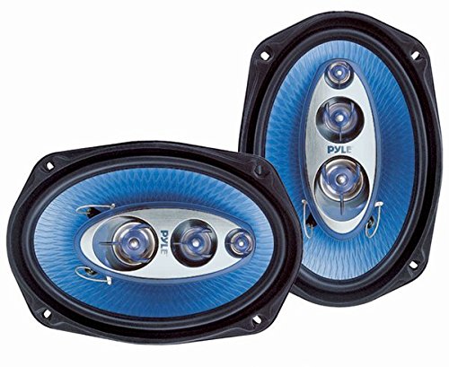 Pyle PL6984BL 6x9 Inch 400 Watt 4-Way Car Speakers (Pair) - High Power Audio for Cars, Trucks, SUVs & Boats - Premium Sound Quality for Music, Movies & Road Trips