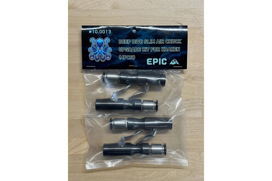 Epic Adventure Outfitters Kraken Deep Dive Slim Air Chuck Upgrade Kit for Scuba Diving Gear - Enhance Your Underwater Exploration Equipment