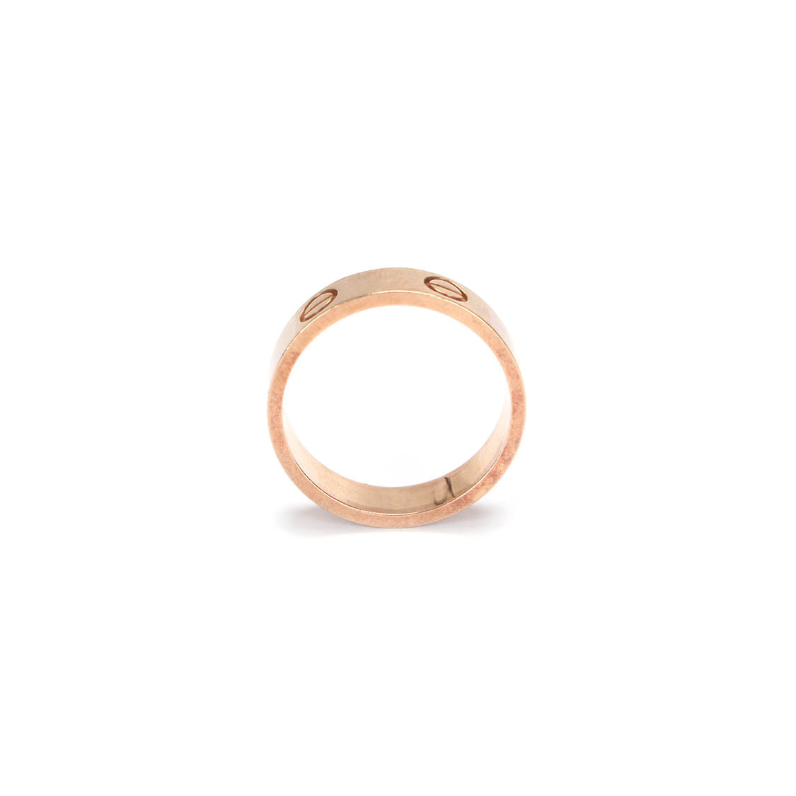 18K Gold Love Ring for Women - Elegant 8mm Band for Anniversary, Engagement & Wedding - Perfect Romantic Gift for Her