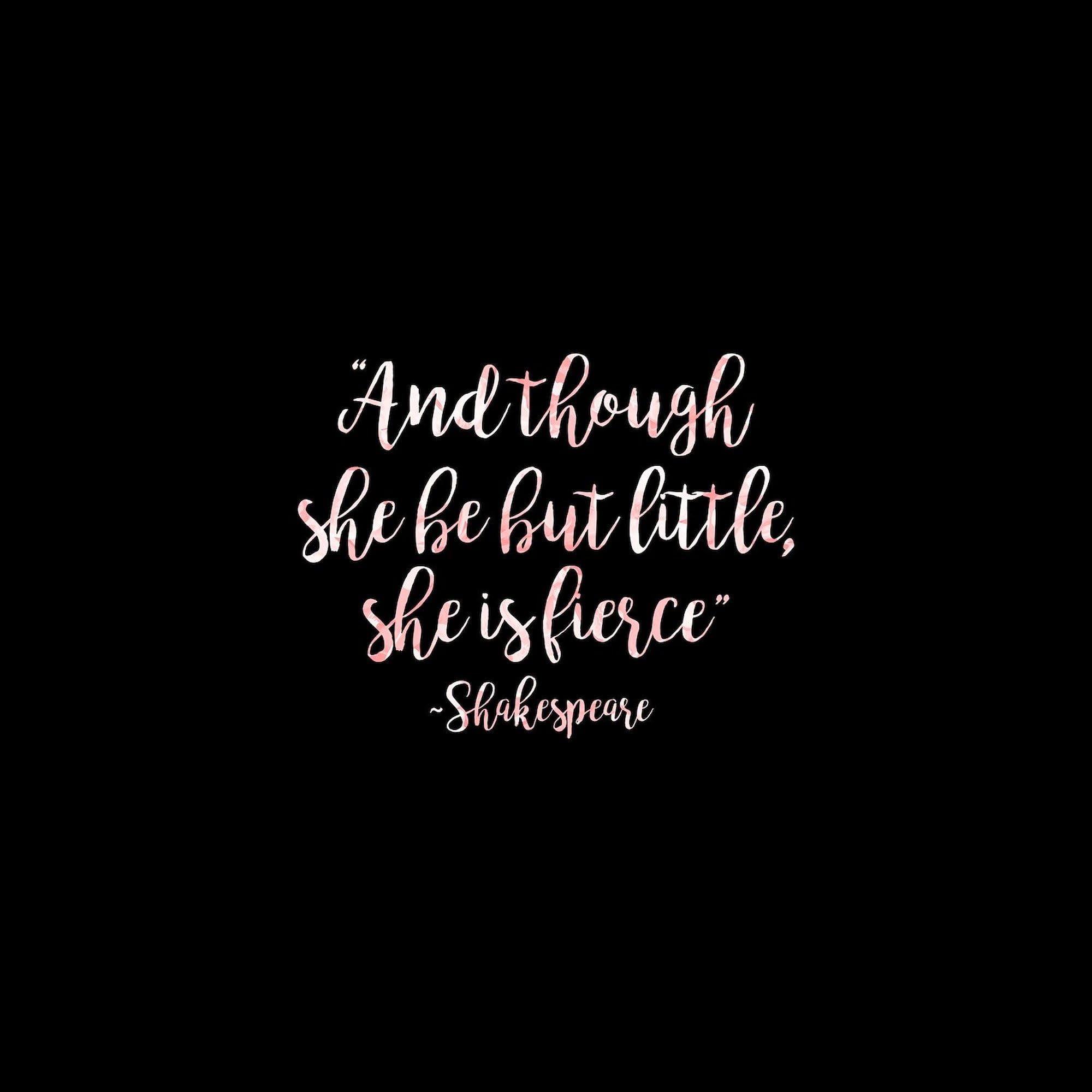 3x3 Inch Square Bumper Sticker - 'Though She Be But Little' Car Decal by CafePress | Durable Vinyl Sticker for Cars, Laptops, Water Bottles & DIY Projects